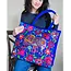 Elephant Embroidered Tote Bag