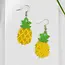 Guatemala Beaded Pineapple Earrings