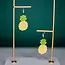 Beaded Pineapple Earrings
