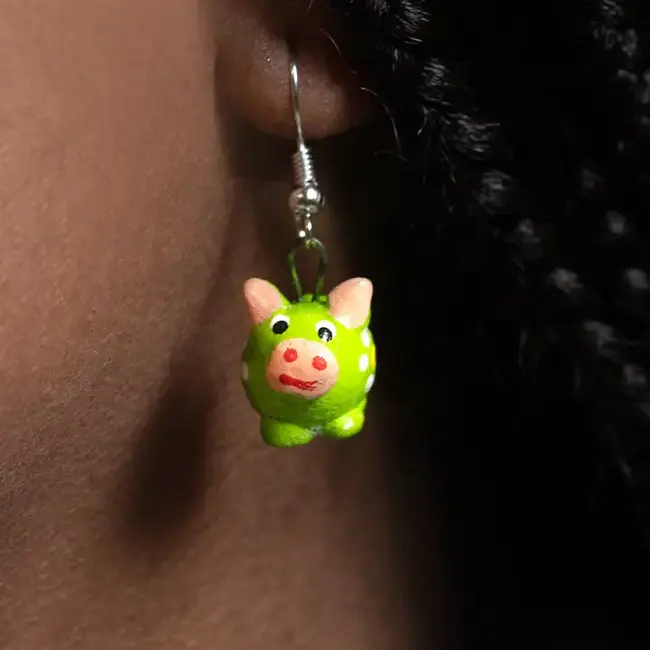 Ceramic Animal Earrings