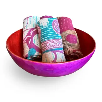 Bangladesh Recycled Sari Kantha Tea/Hand Towel