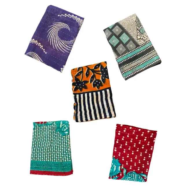 Recycled Sari Kantha Tea/Hand Towel