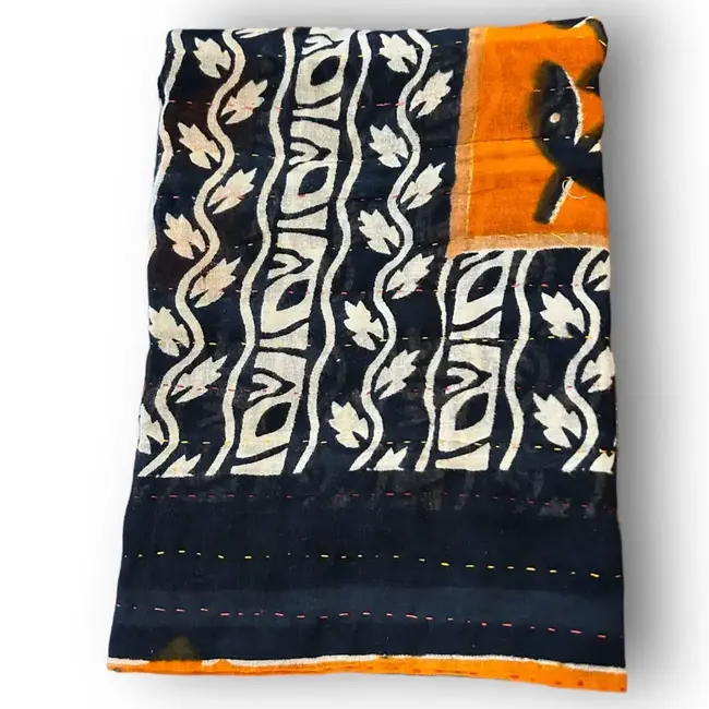Recycled Sari Kantha Tea/Hand Towel
