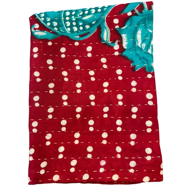 Recycled Sari Kantha Tea/Hand Towel