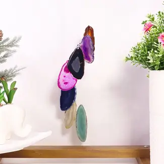 Brazil Rainbow Agate Wind Chime