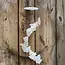 White Onyx Butterflies Wind Chime