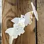 White Onyx Butterflies Wind Chime