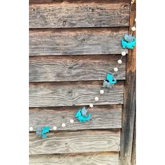 Nepal Felted Wool Dragon Garland