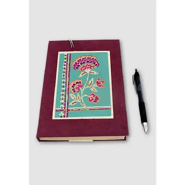 Lokta Paper Journal - Tibetan Flower Large