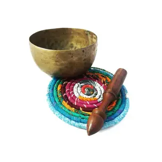 Nepal Upcycled Sari Coil trivet
