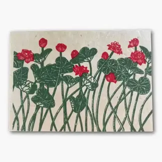 Nepal Lily Pad Greeting Card