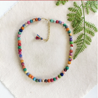 India Necklace - Classic Kantha Strand