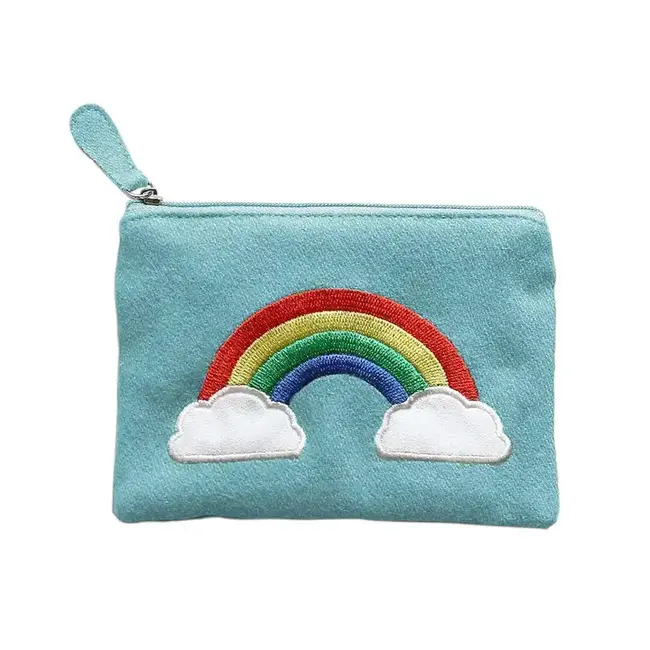 Felt Coin Purse - Rainbow
