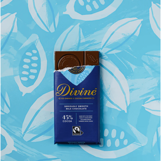 Ghana Divine 26% Milk Chocolate Bar 85g