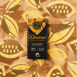 Ghana Divine 70% Dark Chocolate Bar 85g