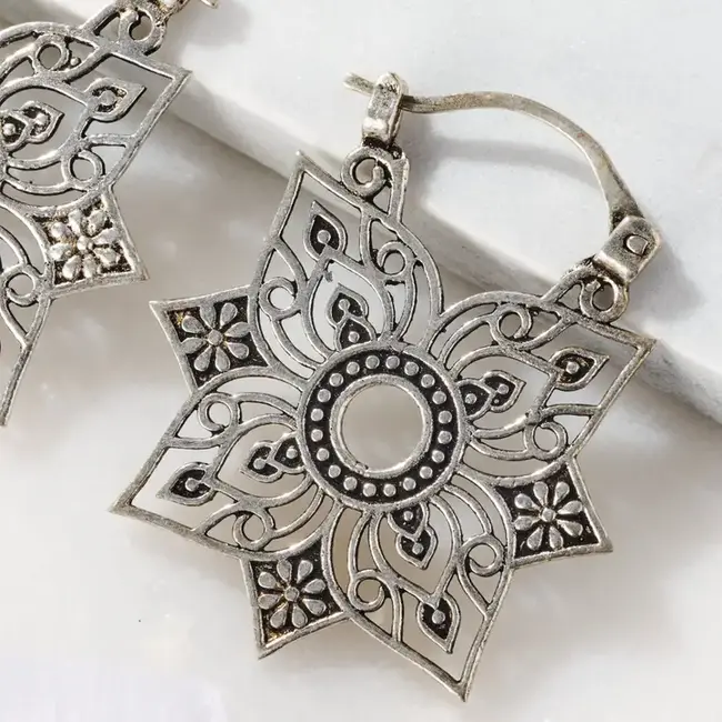 Floral Jali Earrings