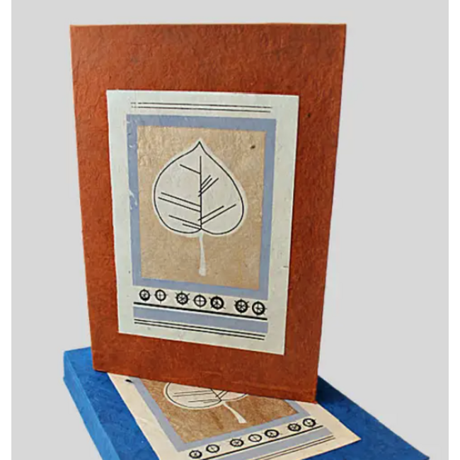 Lokta Paper Journal - Gold Leaf Large