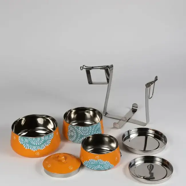 3 Tier Steel Tiffin