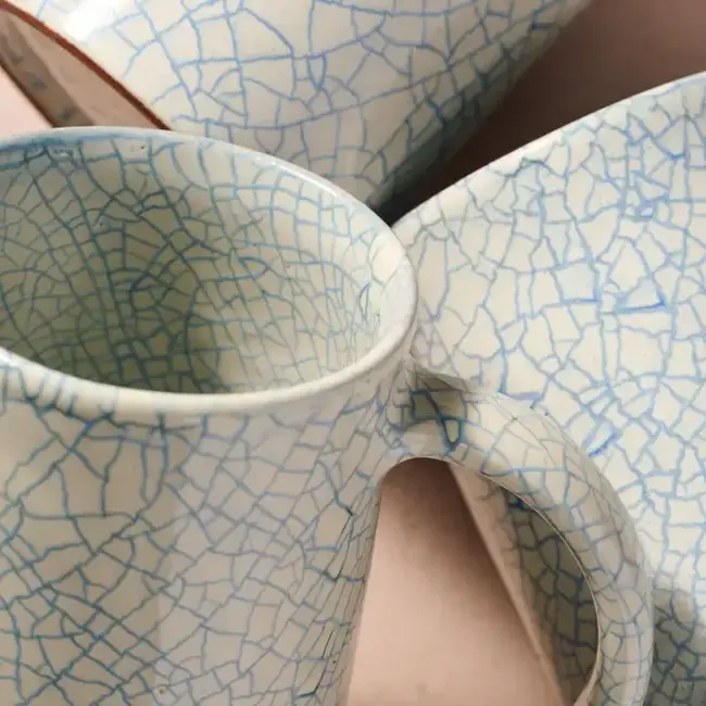 Coffee Mug - Ciya Blue Crackle
