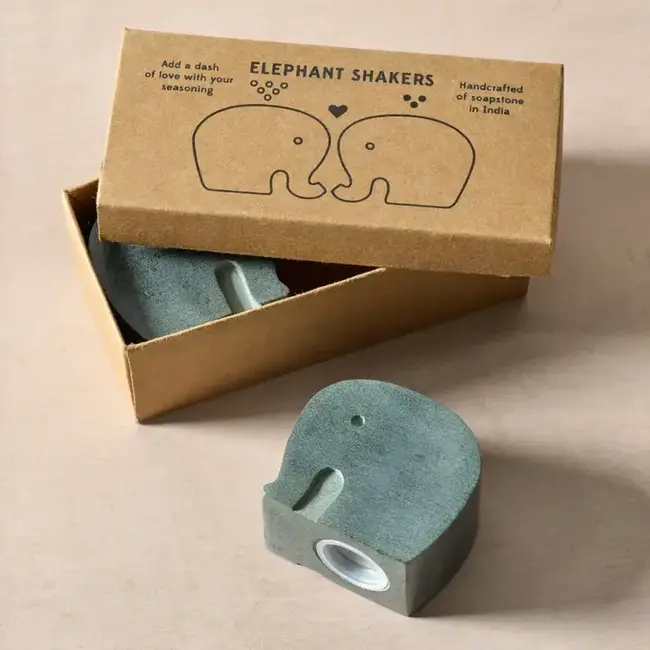 Salt & Pepper Shakers - Palewa Elephant