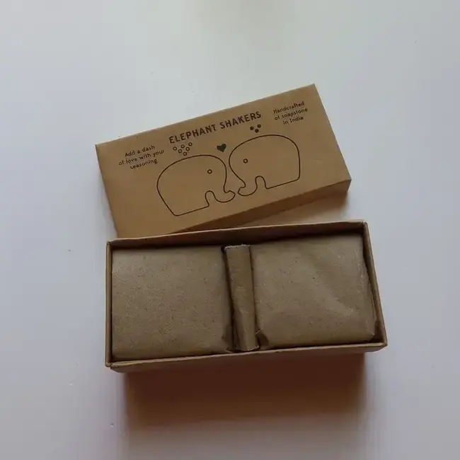 Salt & Pepper Shakers - Palewa Elephant