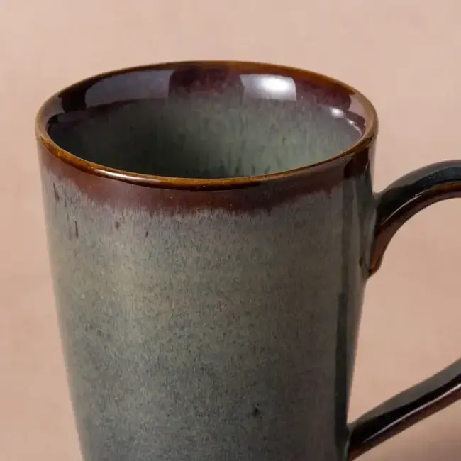 Coffee Mug - Mekong Drip Glaze, Tall