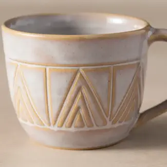 Nepal Tea Cup - Ceramic Mountain Peaks