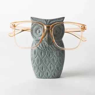 India Eyeglass Holder - Ullu Soapstone Owl