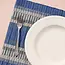 Placemat - Khana Handloomed Cotton, Blue  (Set of 2)
