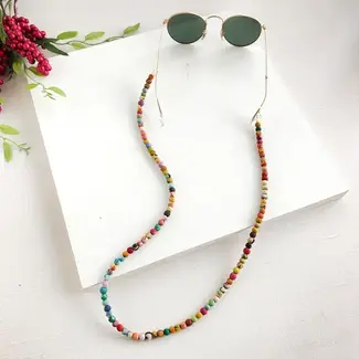 India Eyeglass Chain/Necklace - Kantha