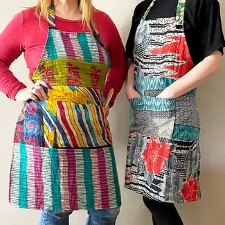 India Upcycled Kantha Apron