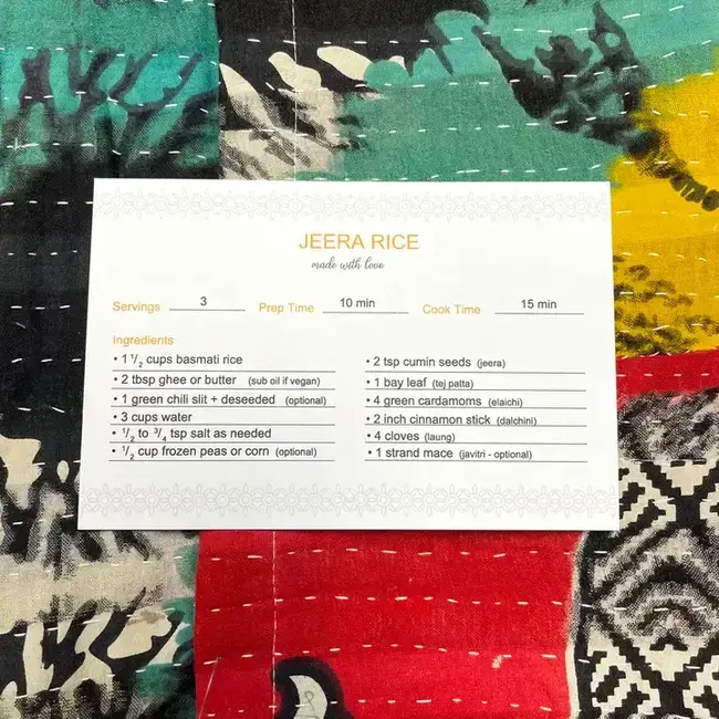 Upcycled Kantha Apron