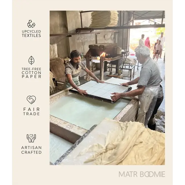 Moon Phase Embossed Leather Journal (5x7)