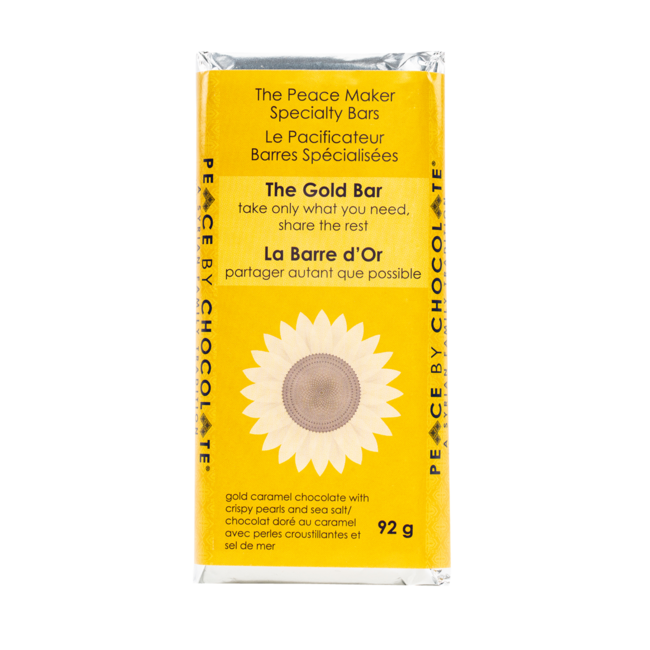 Peace by Chocolate - Peace Maker Gold Bar 92g
