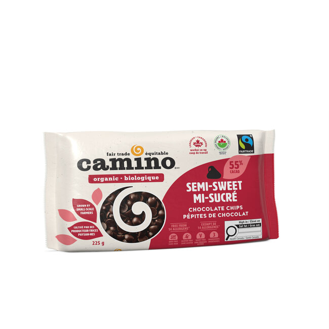Camino Organic Chocolate Chips - Semi-Sweet 55% Cocoa