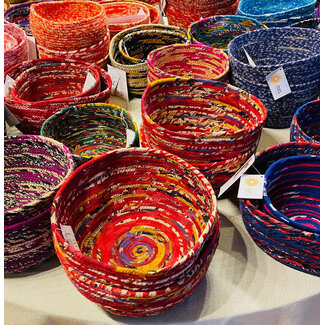 Bangladesh Sari Remnant Basket