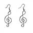 Treble Clef Earrings