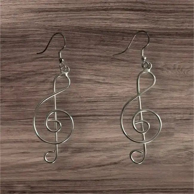 Earrings - Treble Clef