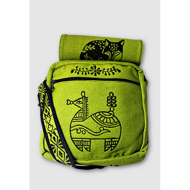Blockprint Crossbody Bag