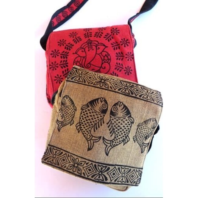 Blockprint Crossbody Bag