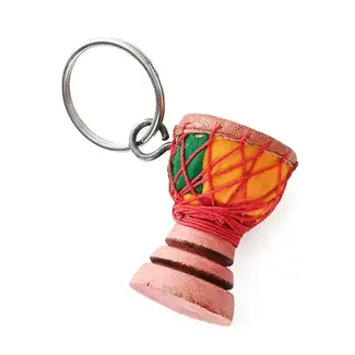 Ghana Tiny Djembe Drum Keychain