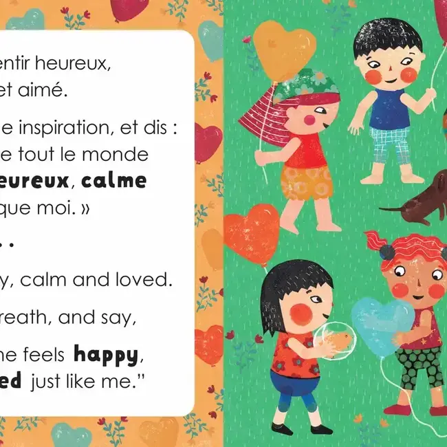Mindful Tots: Loving Kindness (Bilingual French & English) Board Book