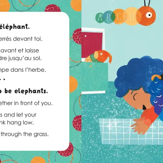 Mindful Tots: Animal Antics (Bilingual French & English) Board Book