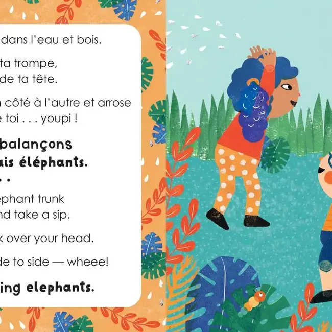 Mindful Tots: Animal Antics (Bilingual French & English) Board Book
