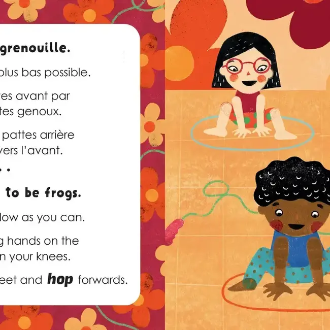 Mindful Tots: Animal Antics (Bilingual French & English) Board Book