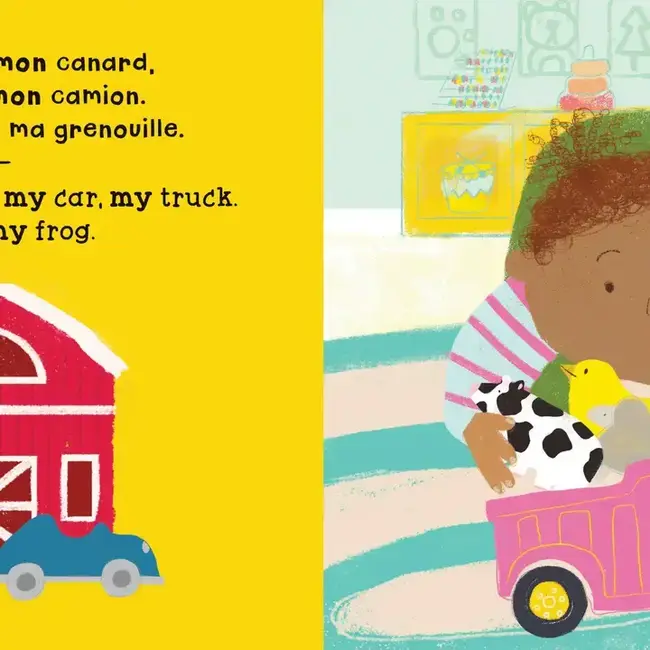 That's Mine! (Bilingual French & English) Board Book