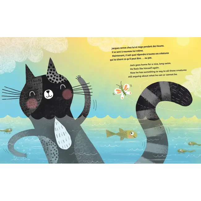 Jet the Cat (Is Not a Cat) (Bilingual French & English) Board Book