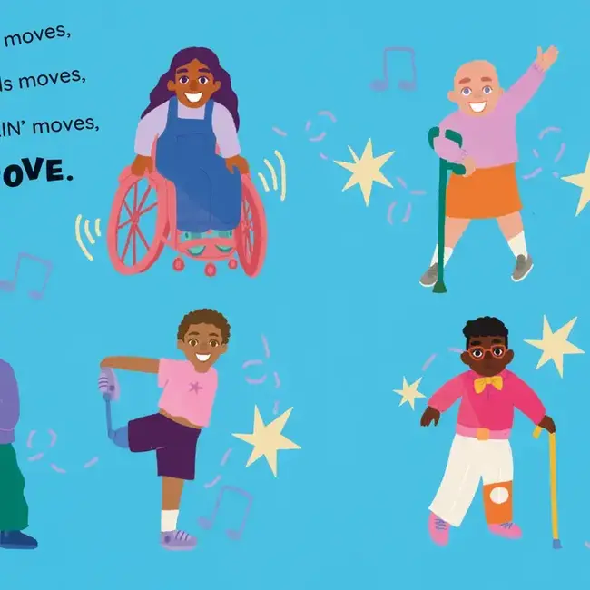 Every Body Move! Hardcover w/ Audio & Video