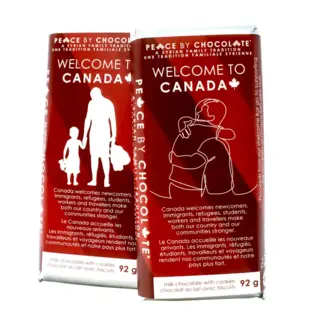 Canada Peace By Chocolate - Welcome to Canada Bar 92g