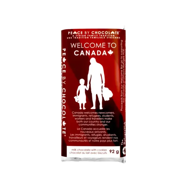 Peace By Chocolate - Welcome to Canada Bar 92g